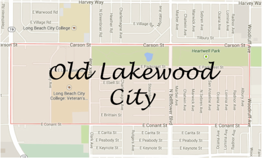 Old Lakewood City Neighborhood Map