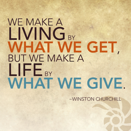 Holiday Giving Quote